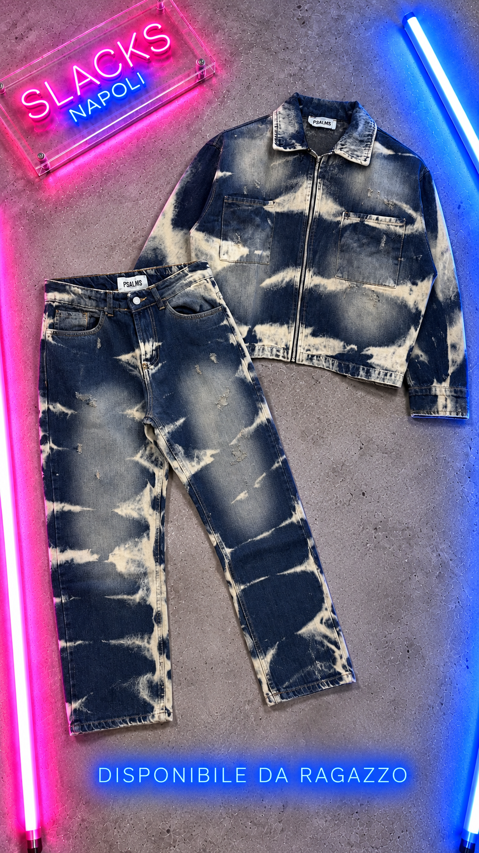 Ragazzo Coordianto Jeans Sfumato