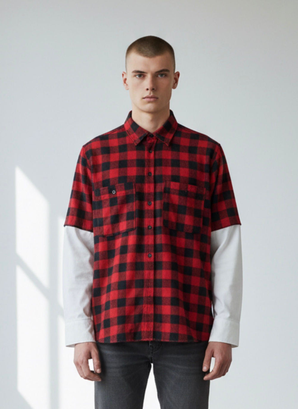 Camicia In Flanella Rossa