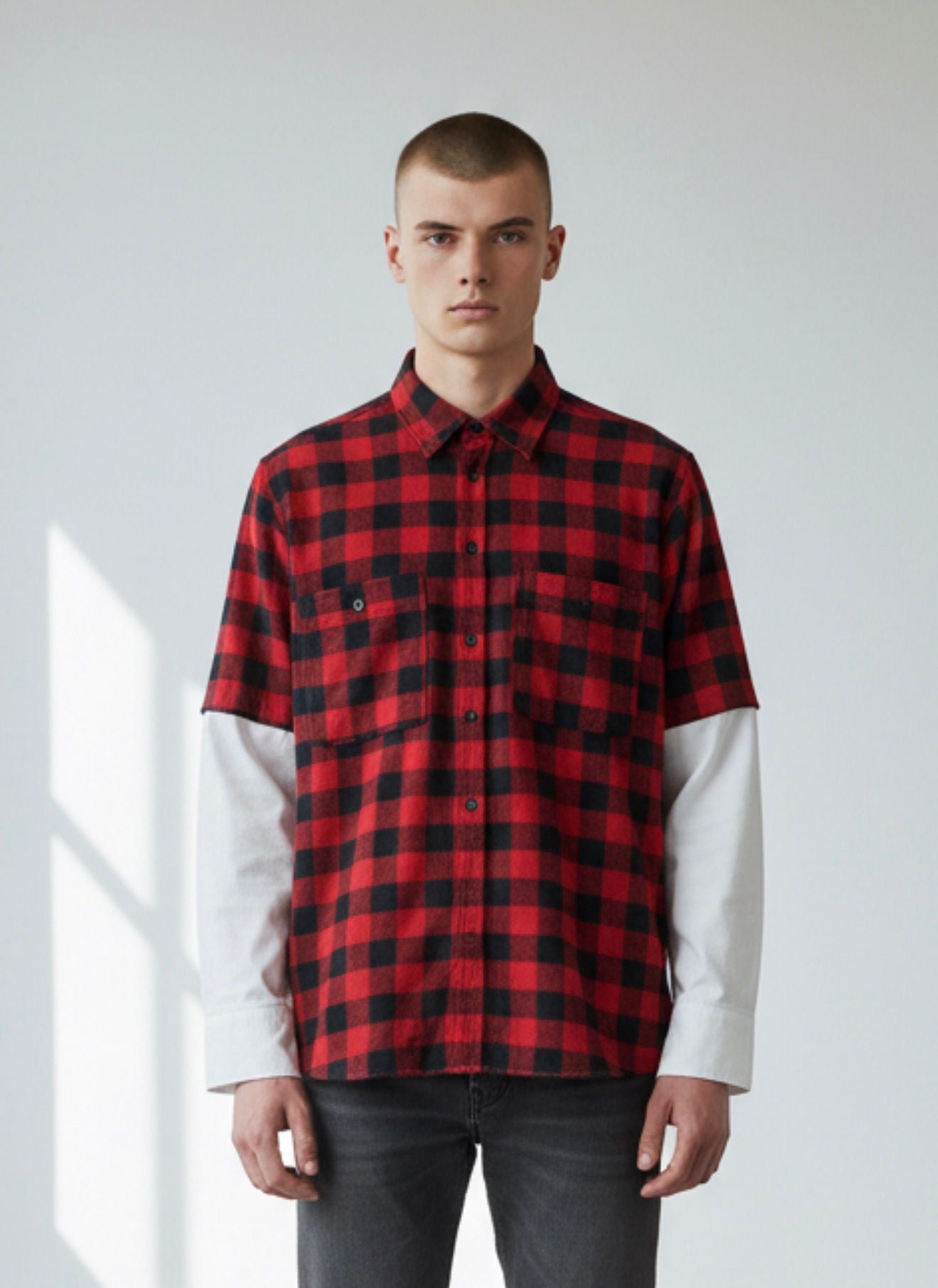 Camicia In Flanella Rossa