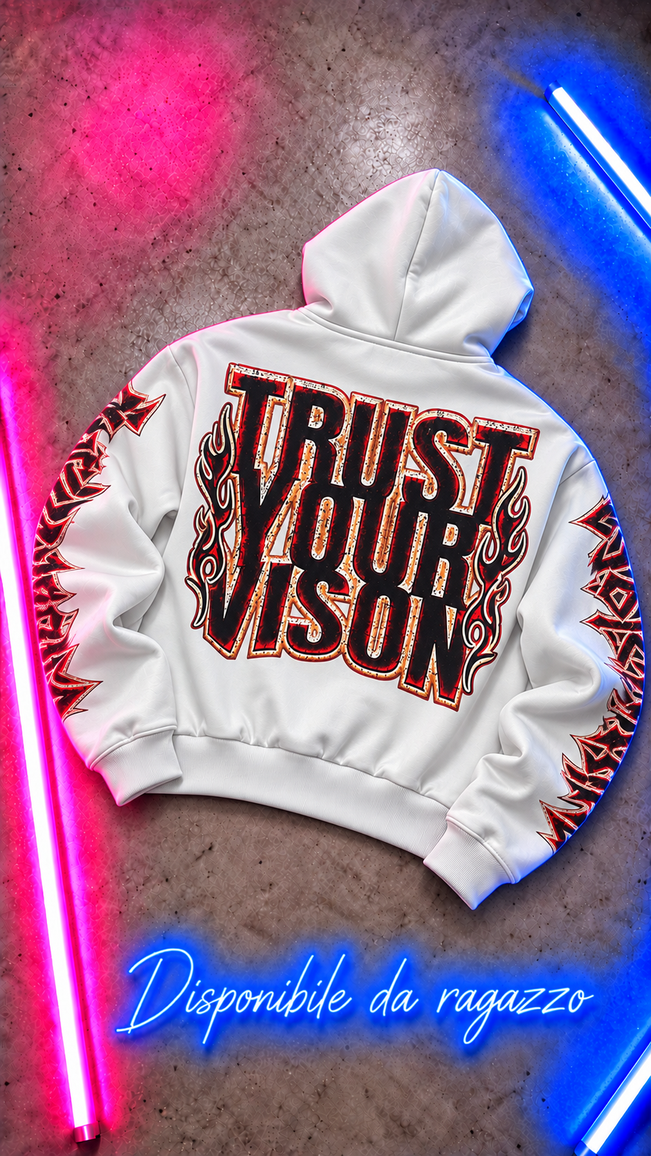 Ragazzo Felpa Zip Vision