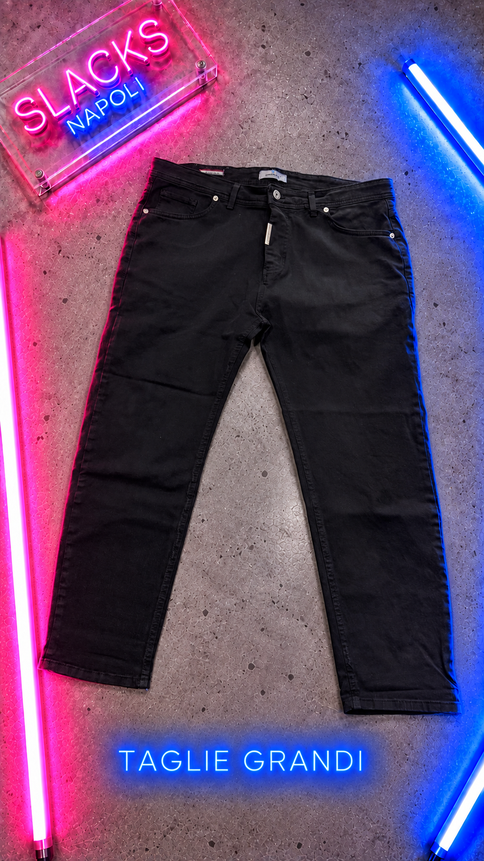 Taglie Forti Jeans Black