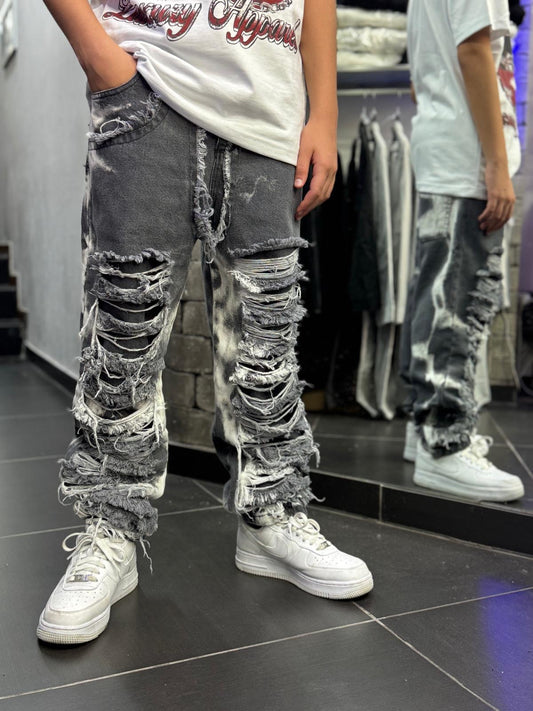 Ragazzo Jeans ripped Grey