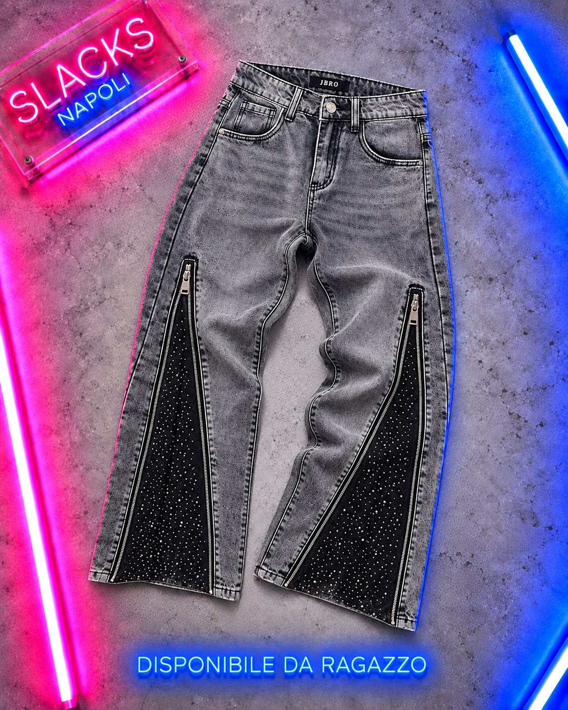 Ragazzo Jeans Dettaglio Diamond