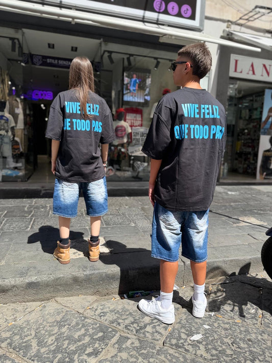 T-Shirt Vive Feliz Que Todo Pasa 3.0