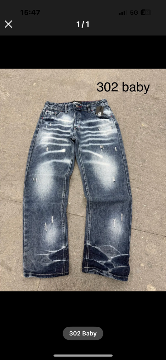 Ragazzo Jeans Baggy Blu scuro