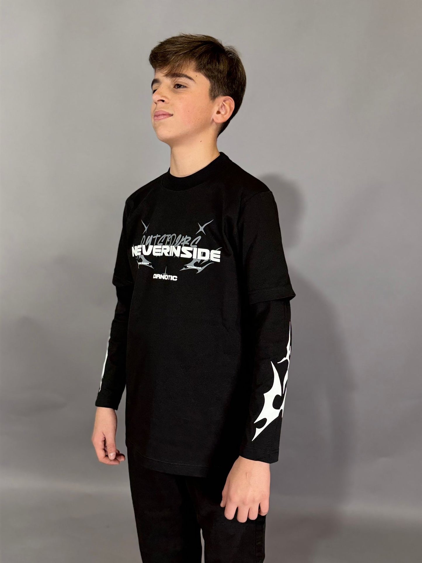 Ragazzo T-Shirt Doppia Manica