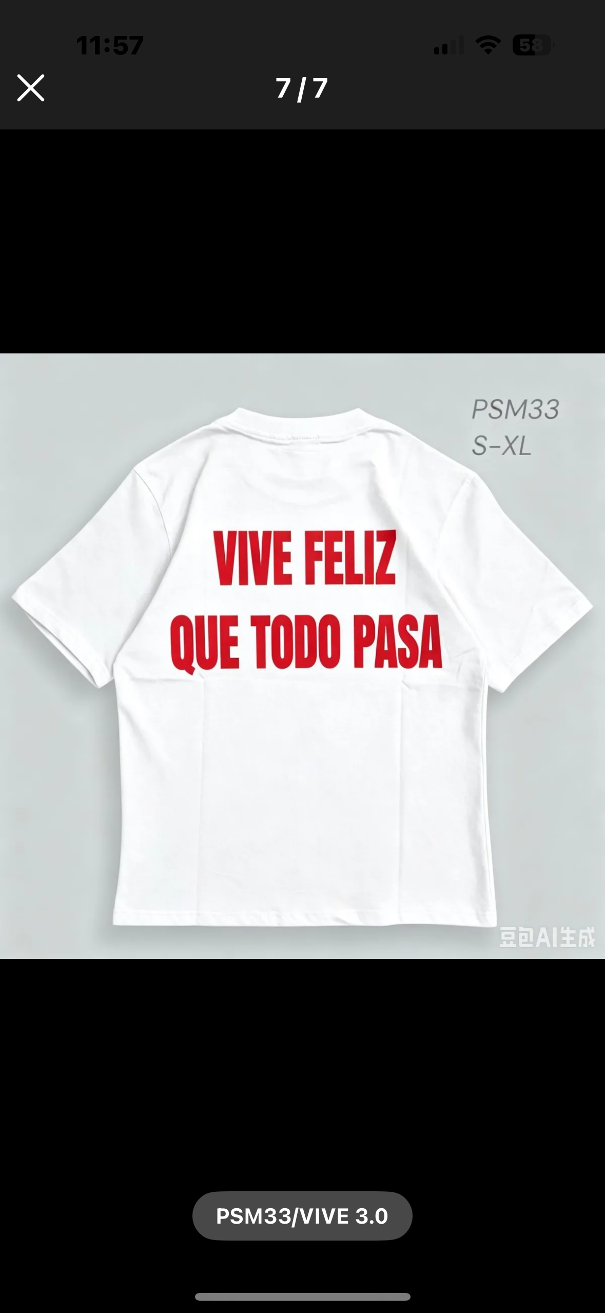 T-Shirt Vive Feliz Que Todo Pasa 2.0