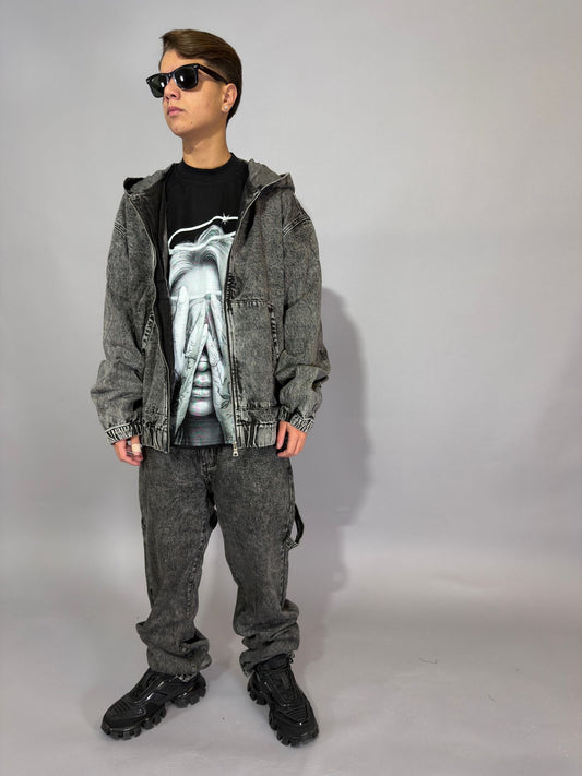 Coordinato Jeans Cappuccio