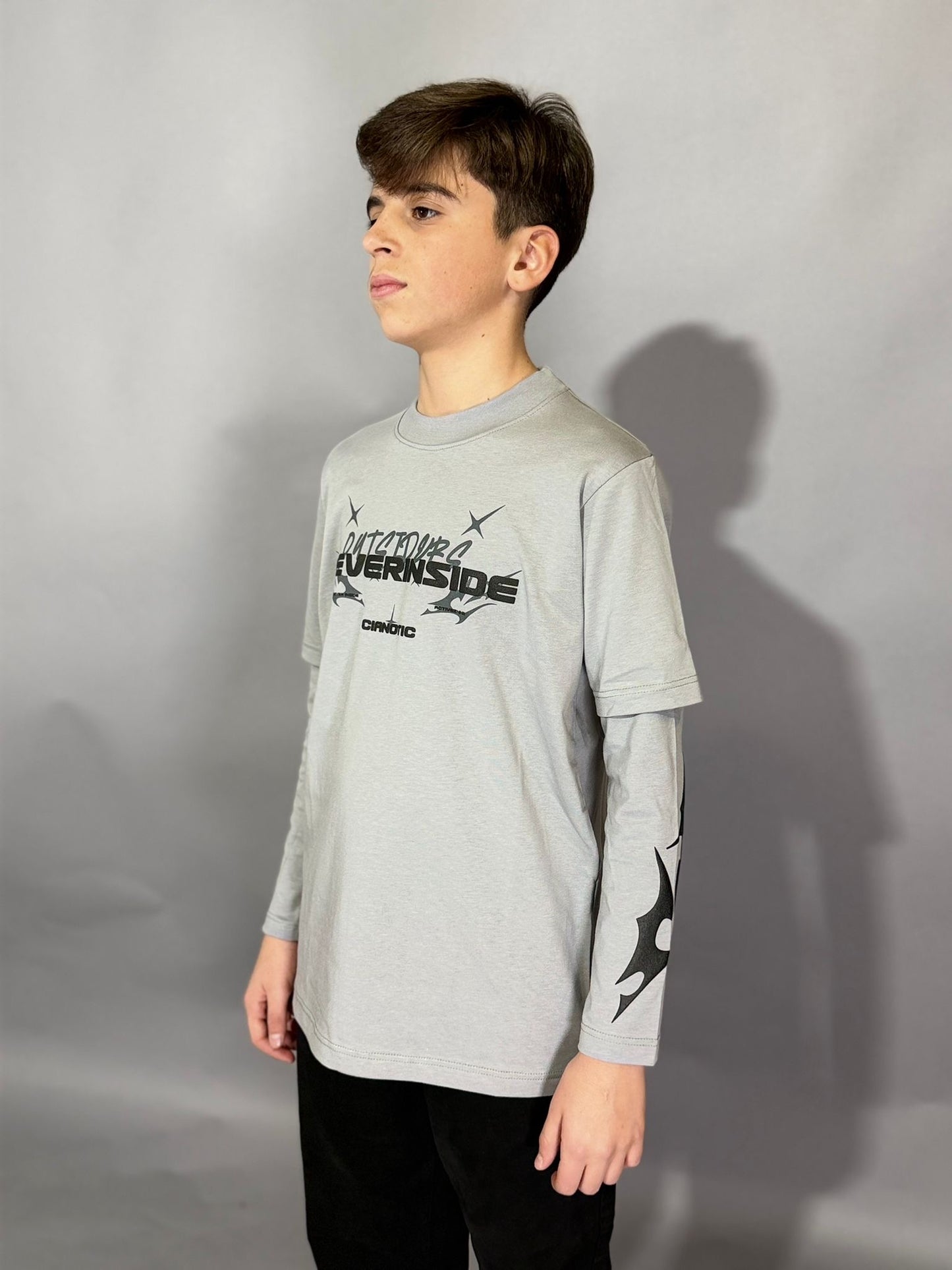 Ragazzo T-Shirt Doppia Manica