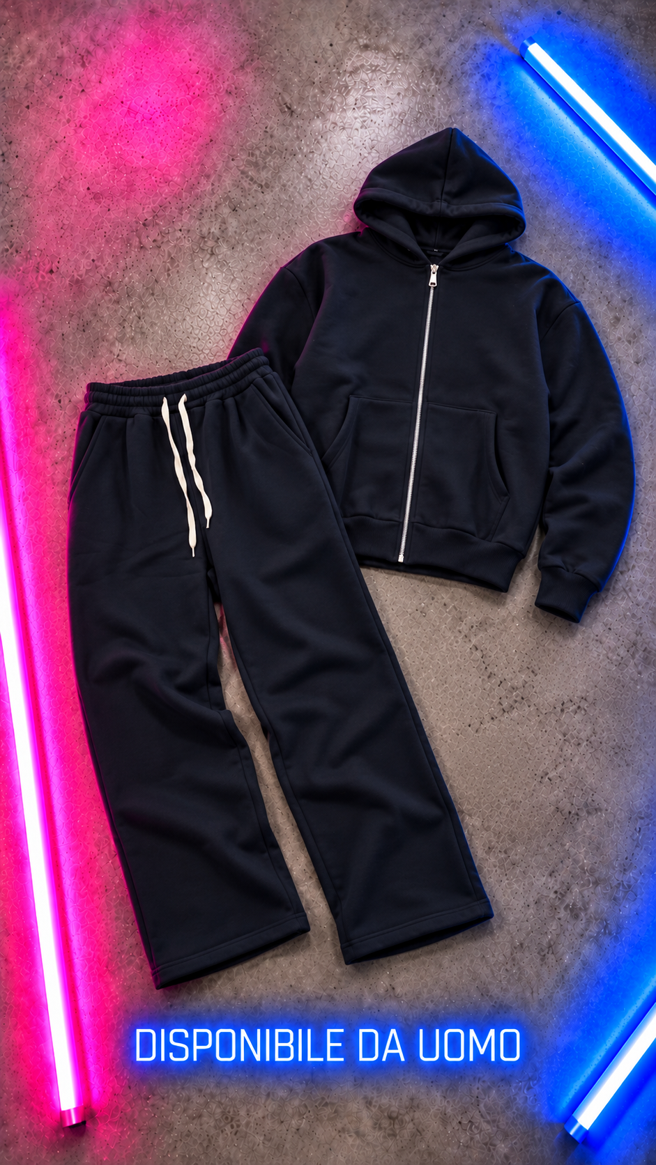 Coordinato Zip Baggy