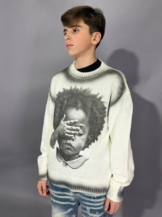 Ragazzo Maglioncino Style Afro