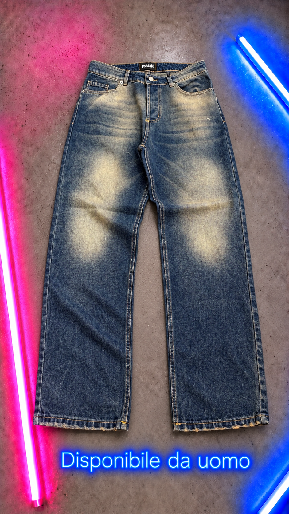 Jeans Baggy Blu Delavé