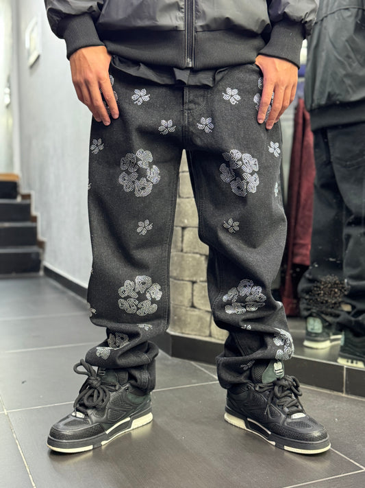 Jeans Diamond Flower