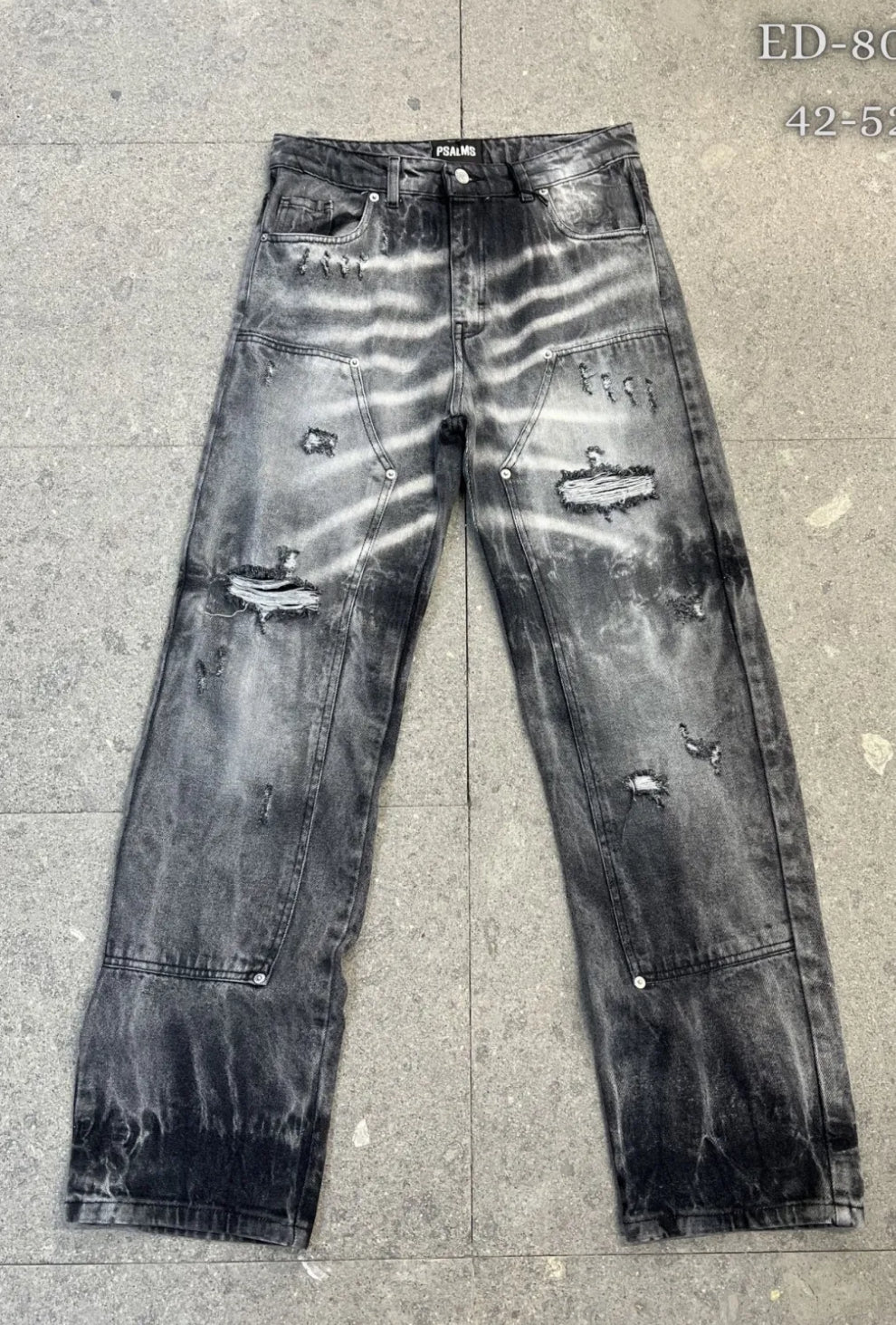 Jeans Carpenter Grigio Sfumato