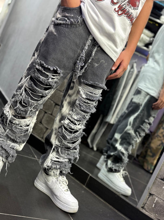 Ragazzo Jeans ripped Grey