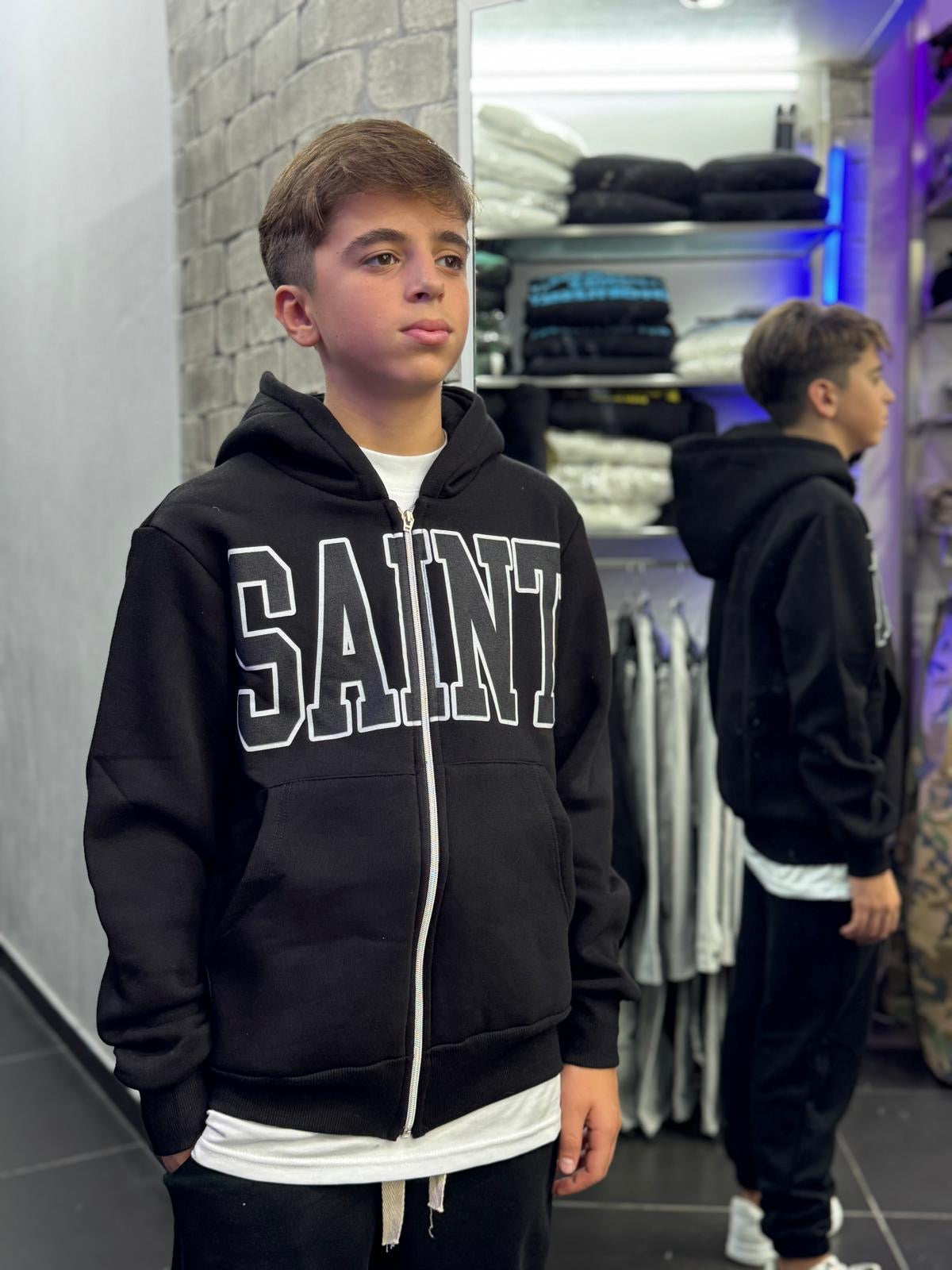 Ragazzo Felpa Zip Saint