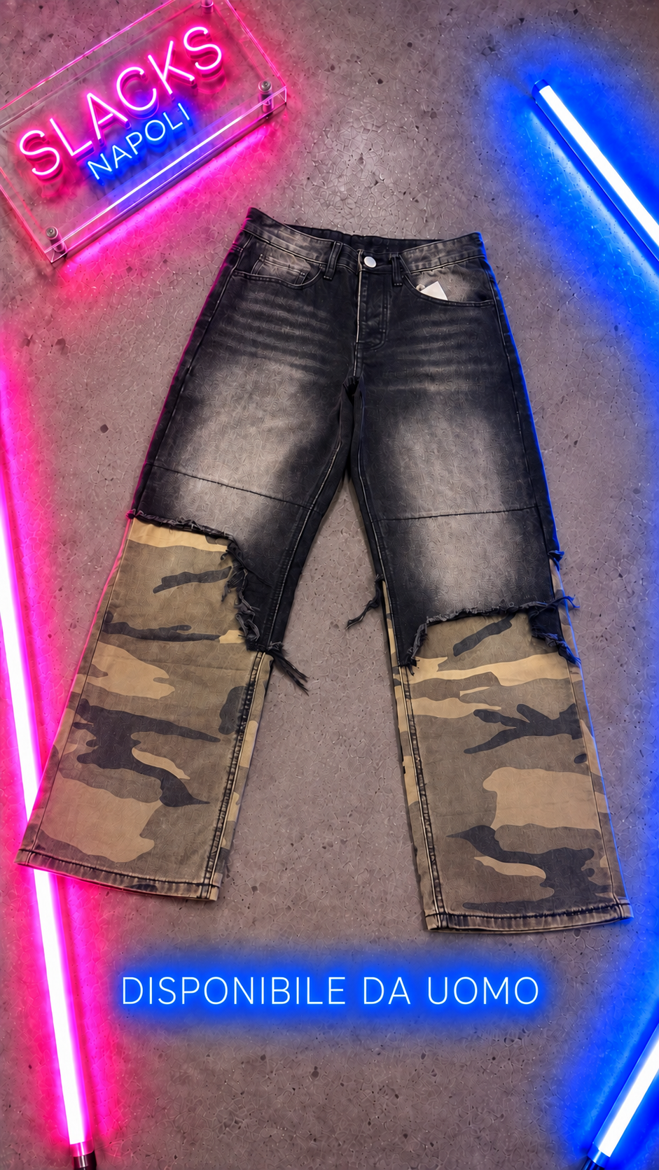 Jeans Dett. Militare