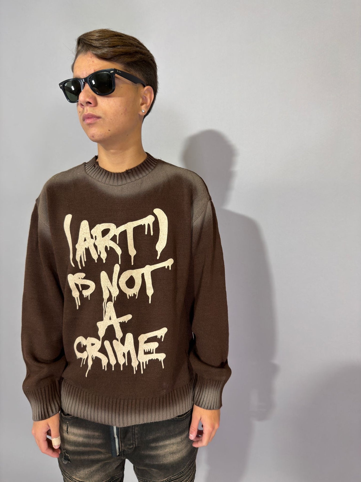 Maglione Art Is Not A Crime