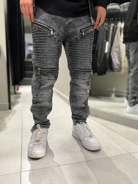 Jeans Biker MultiZip