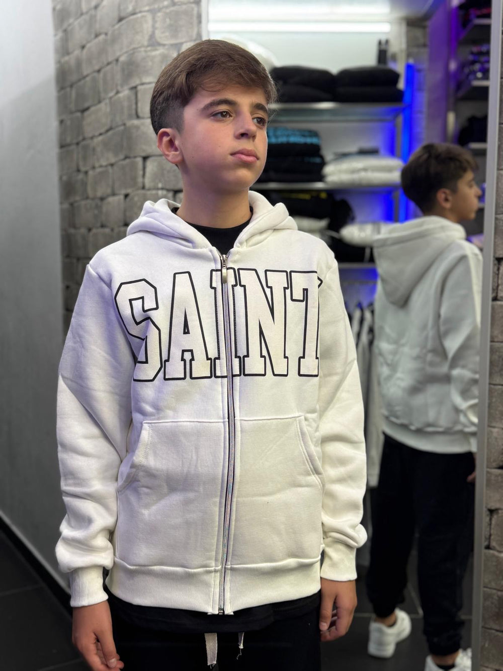 Ragazzo Felpa Zip Saint