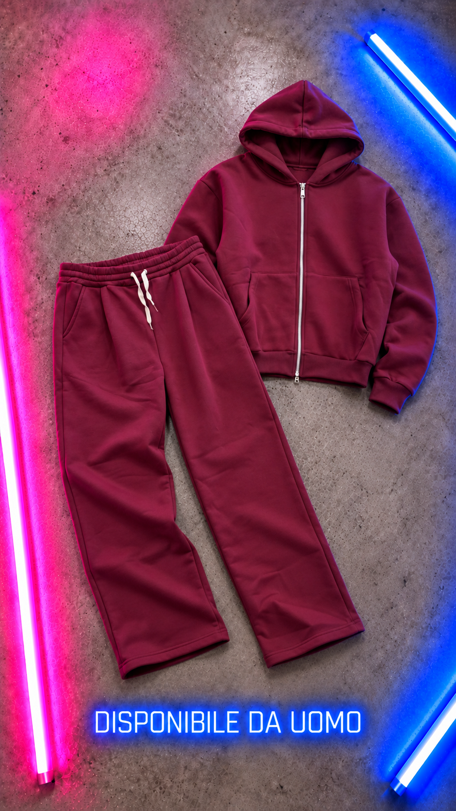 Coordinato Zip Baggy