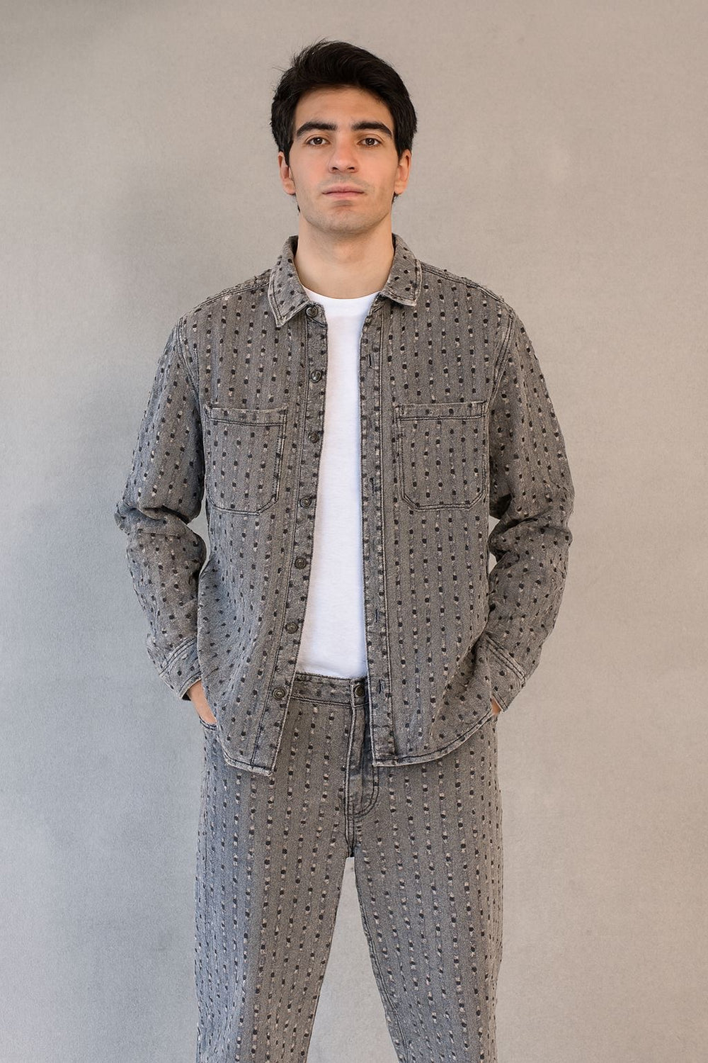 Coordinato Jeans Microstrappi