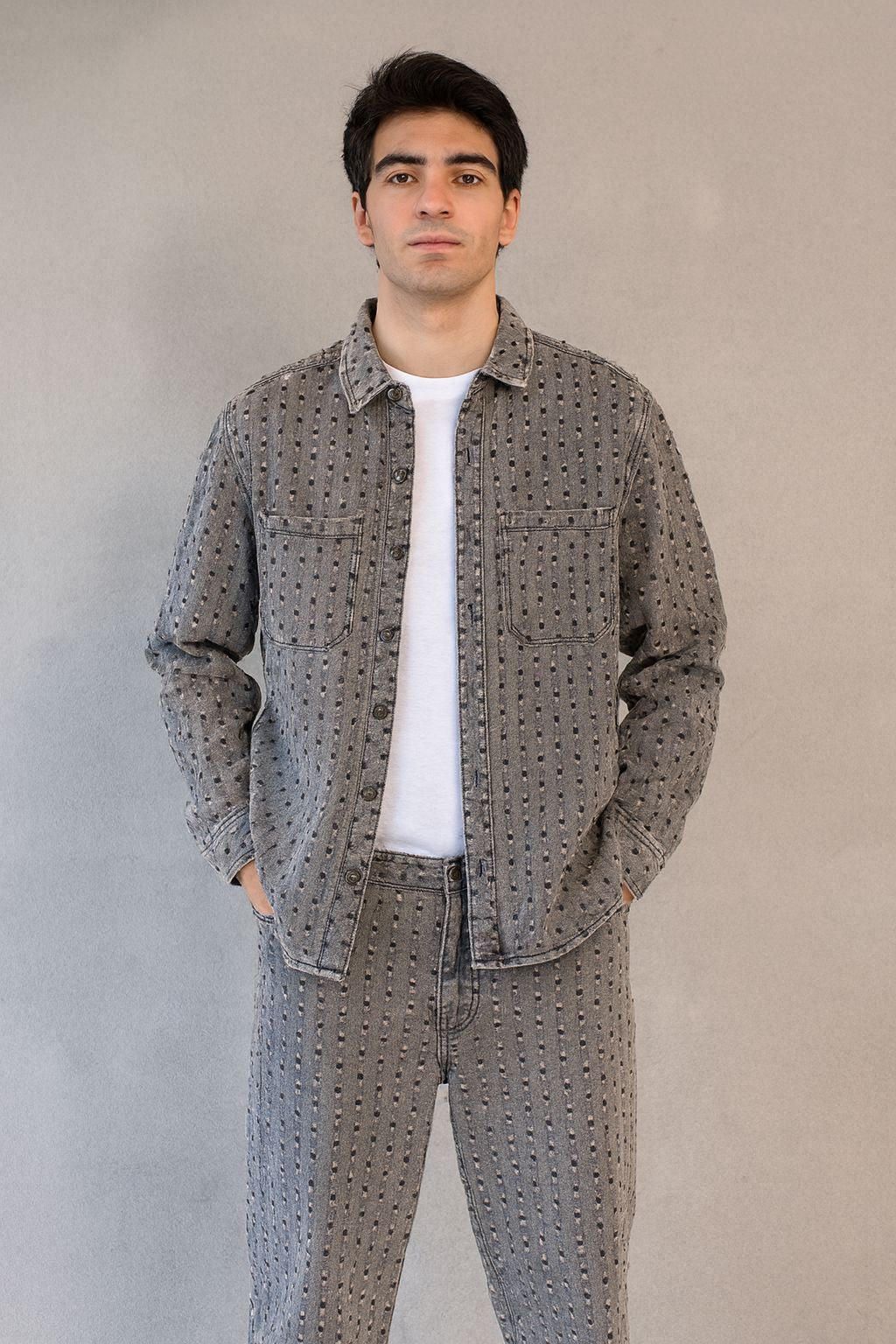 Coordinato Jeans Microstrappi