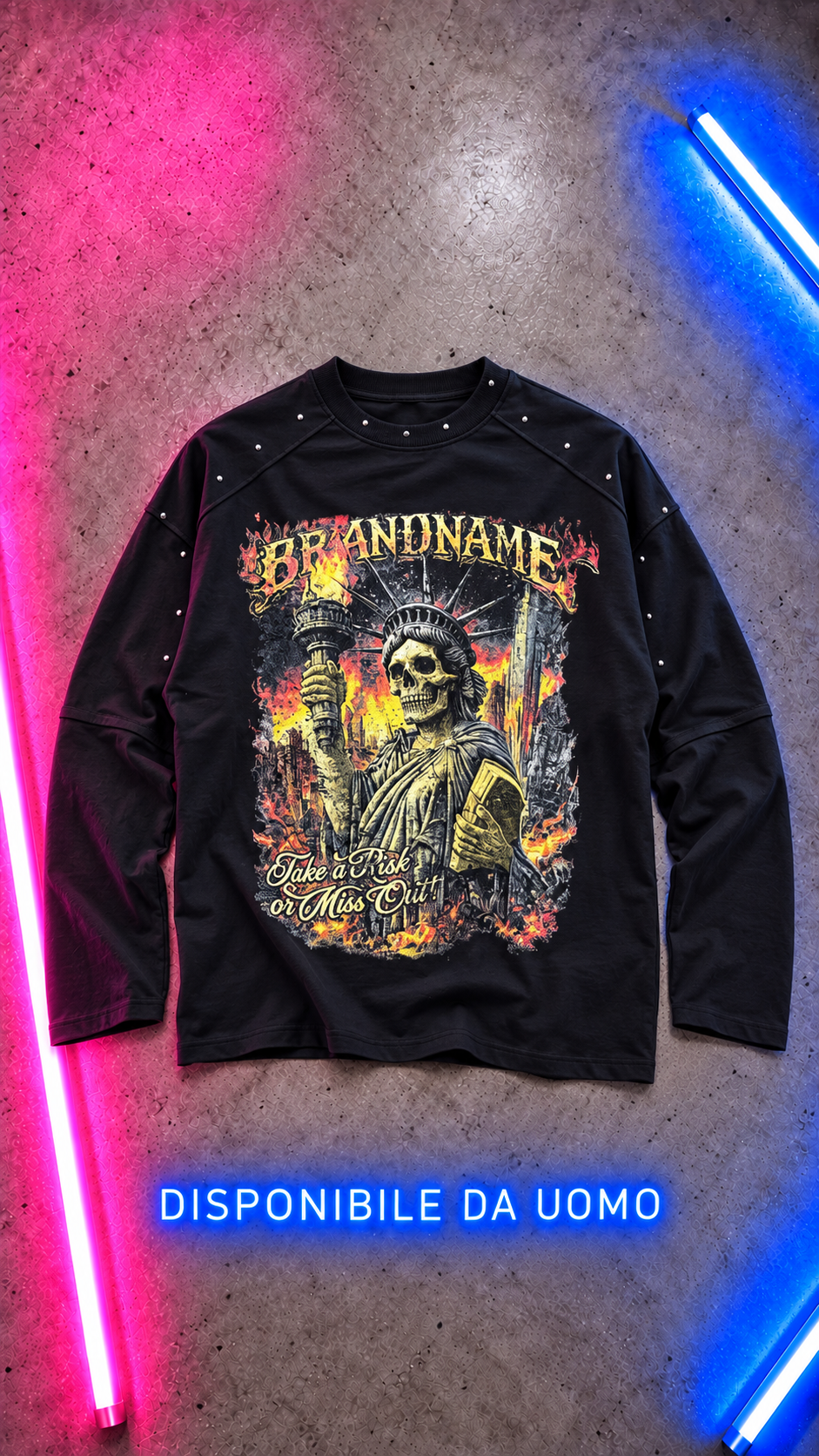 LongSleeve States Flame