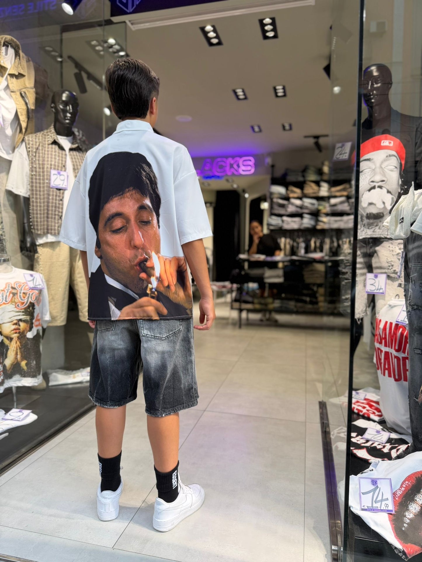 Ragazzo Camicia Scarface